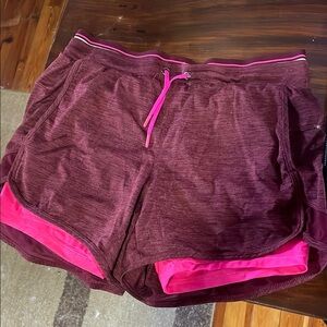 Women's Pink Athletic Shorts